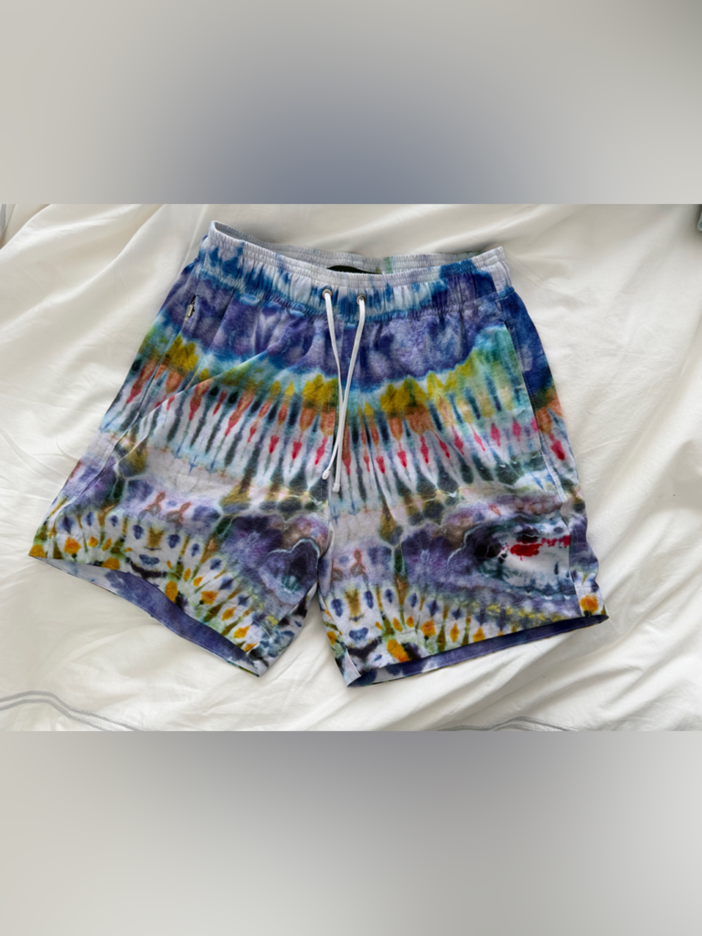 Amiri Multicolor Tie-Dye Swim Shorts